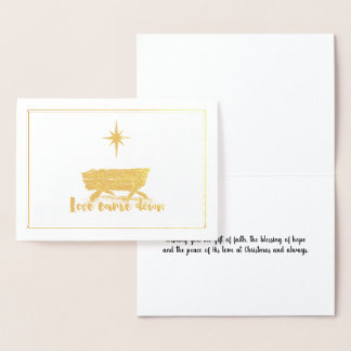 Tarjeta de Navidades de Love Came Down