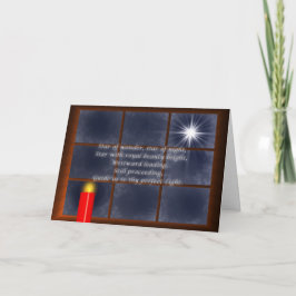 Tarjeta de Navidades de luz perfecta