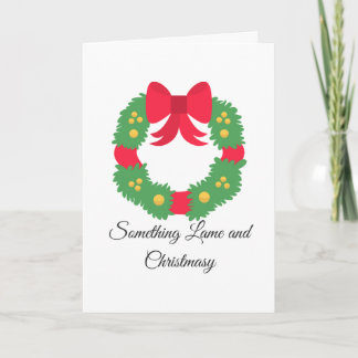 Tarjeta de Navidades de mal gusto