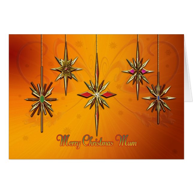tarjeta de Navidades de mamá (Anverso (Horizontal))
