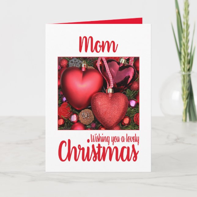 Tarjeta de Navidades de Mamá Encantadora (Anverso)
