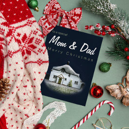 Tarjeta de Navidades de mamá y papá - Casa de camp