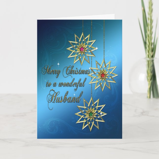 Tarjeta de Navidades de marido (Anverso)
