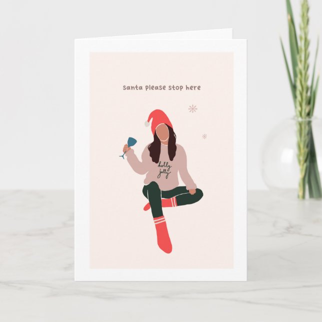 Tarjeta de Navidades de mejor amigo (Anverso)