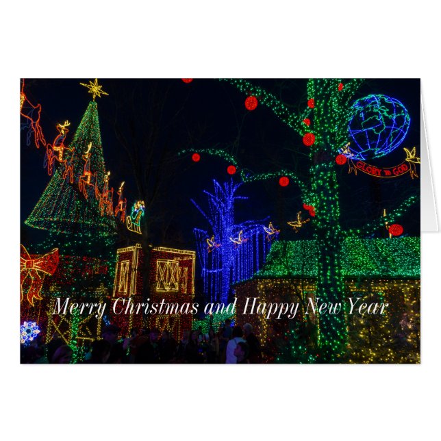 Tarjeta De navidades De Midtown (Anverso (Horizontal))