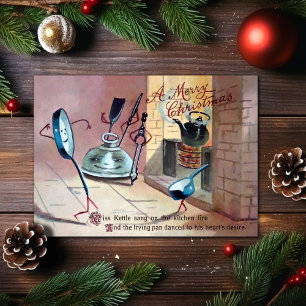 Tarjeta de Navidades de Miss Kettle Vintage