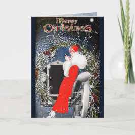 Tarjeta de Navidades de moda de época