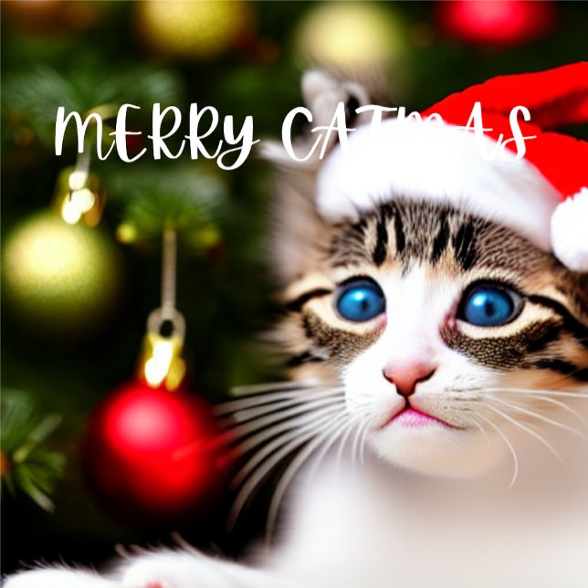 Tarjeta de Navidades de Morerry Catmas Purrfect (Subido por el creador)