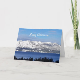 Tarjeta de Navidades de Mountain Lake
