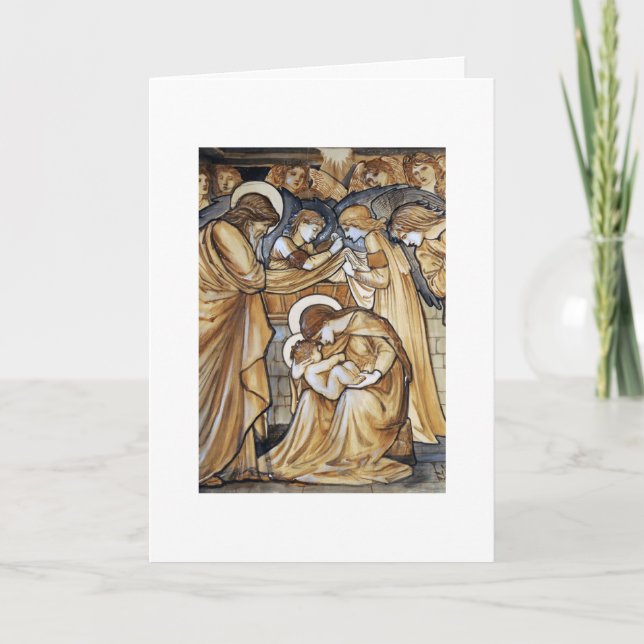 Tarjeta de Navidades de Natividad (Anverso)