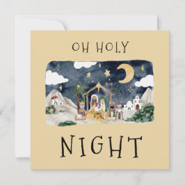 Tarjeta de Navidades de Natividad Africana