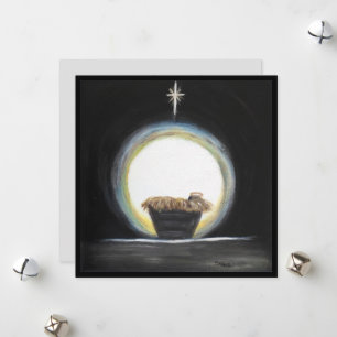 Tarjeta de Navidades de Natividad de navidades