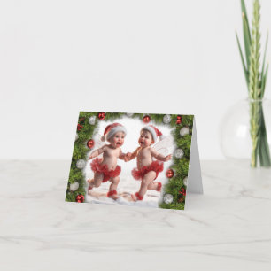 Tarjeta de Navidades de Navidades Bebés