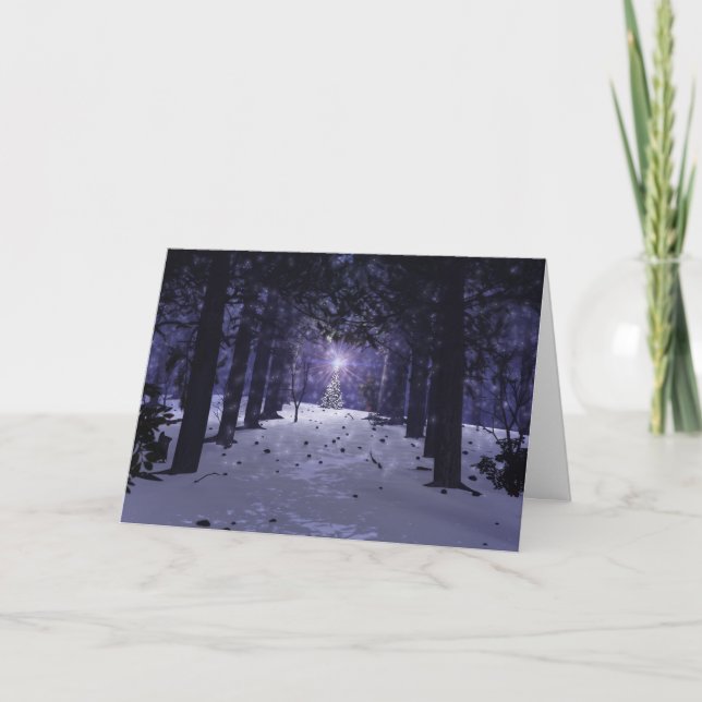 Tarjeta de Navidades de navidades en Pines (Anverso)