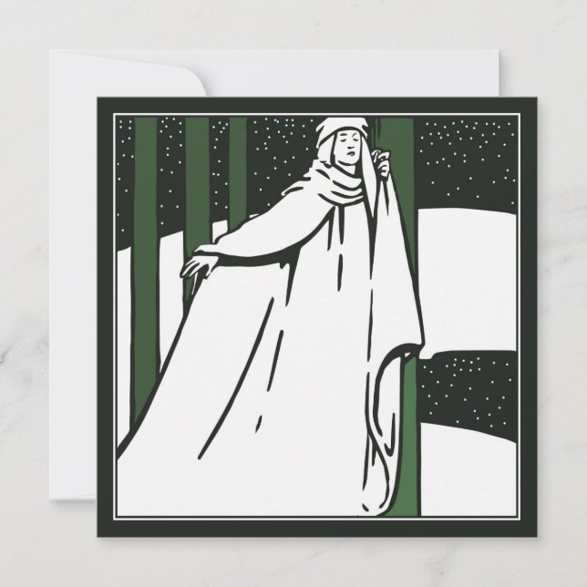 Tarjeta de Navidades de Navidades pacíficos previo (Anverso)
