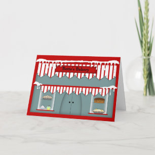 Tarjeta de Navidades de nombres personalizados de
