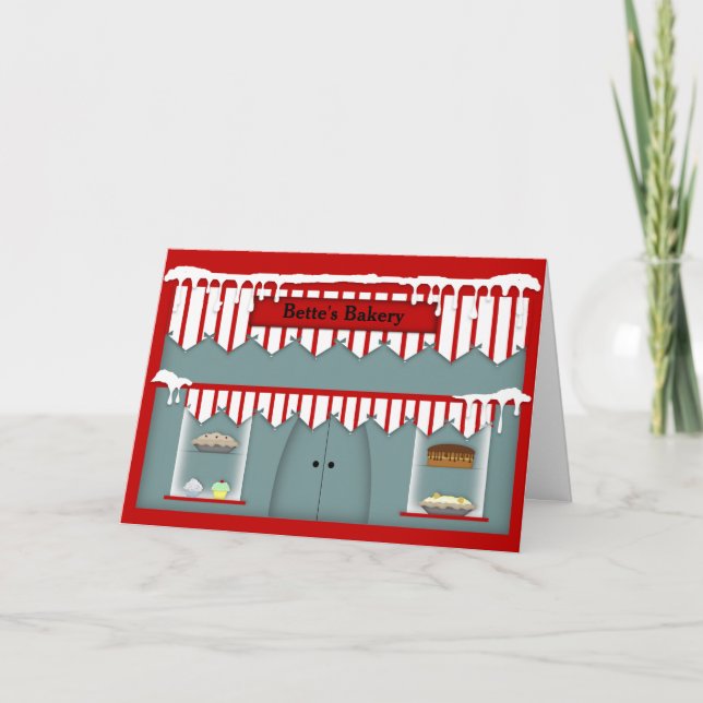 Tarjeta de Navidades de nombres personalizados de  (Anverso)