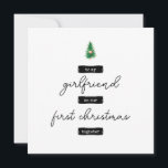 Tarjeta de Navidades de Novia minimalista<br><div class="desc">Tarjeta de Navidades de Novia minimalista</div>