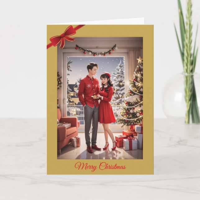 Tarjeta de Navidades de Nueva York (Anverso)