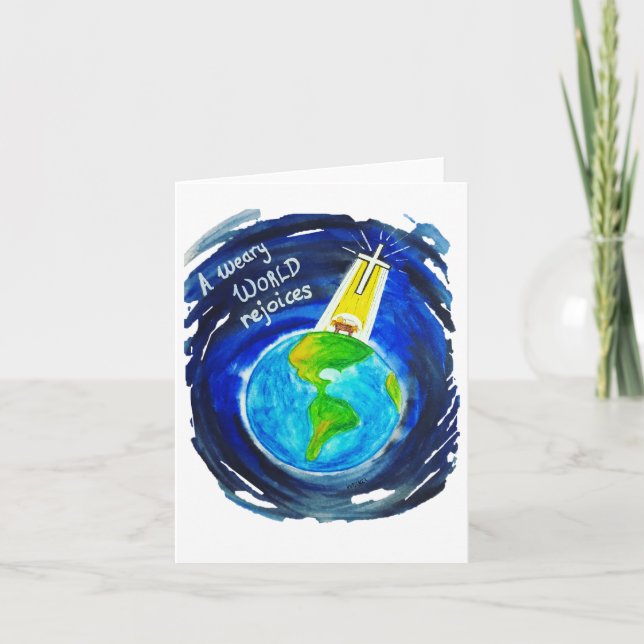 Tarjeta de Navidades de "O Holy Night" (Anverso)