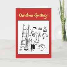 Tarjeta de Navidades de Odd Job Handyman