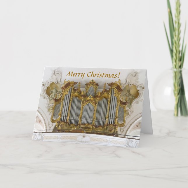 Tarjeta de Navidades de órganos de Nesselwang (Anverso)