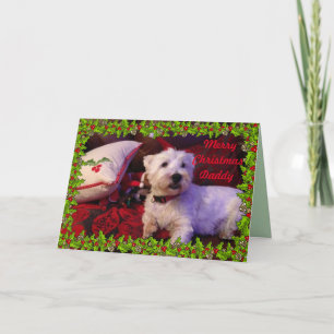 Tarjeta de Navidades de Papá Noel de Feliz Navidad