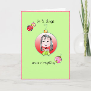 Tarjeta de Navidades de pequeñas cosas - tercera o