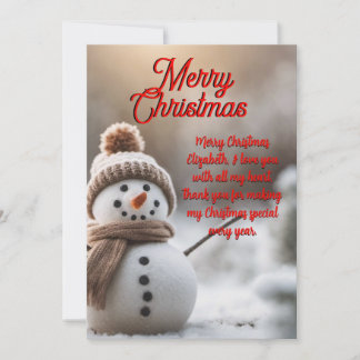 Tarjeta de Navidades de personalizable