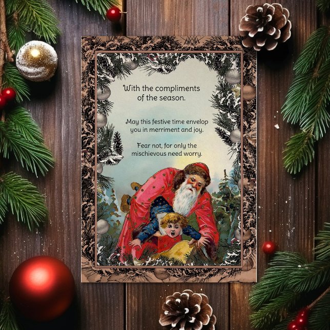 Tarjeta de Navidades de Personalizable de Papá Noe (Subido por el creador)