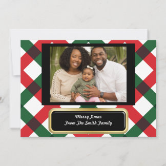Tarjeta de Navidades de Personalizados de amor y f