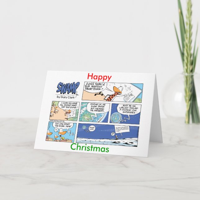 Tarjeta de Navidades de Personalizados de humor de (Anverso)