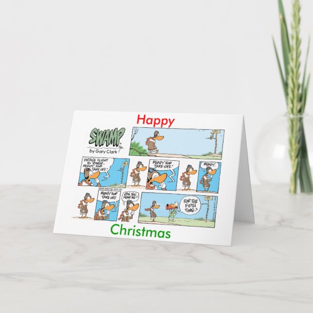 Tarjeta de Navidades de Personalizados de humor de (Anverso)