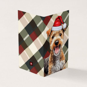 Tarjeta de Navidades de Placa de vacaciones de Lak