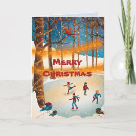 TARJETA DE NAVIDADES DE POND DE SKATER