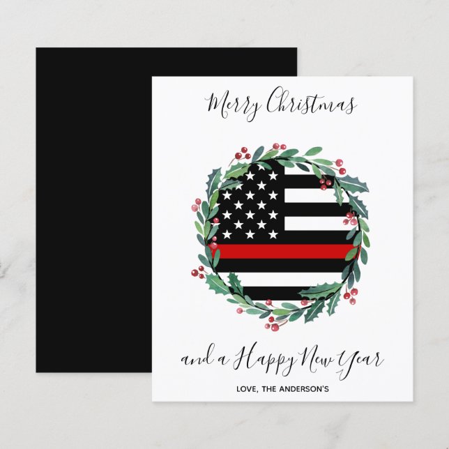 Tarjeta de Navidades de presupuesto de la línea ro (Anverso / Reverso)