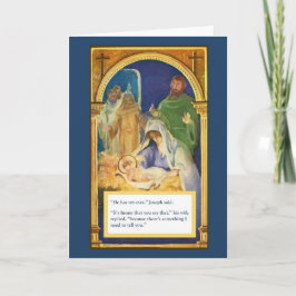 Tarjeta de Navidades de prueba de paternidad de Je