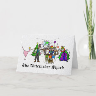 Tarjeta de Navidades de radio Nutcracker Shack Ham