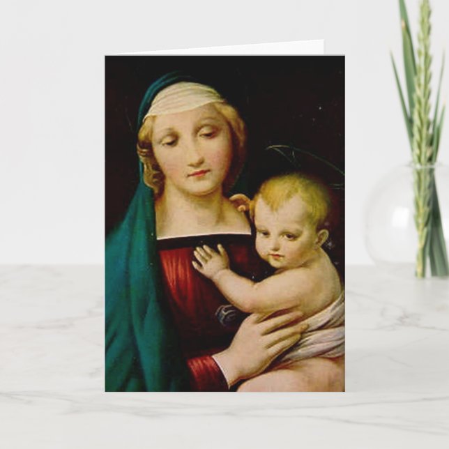 Tarjeta de Navidades de Raphael (Anverso)