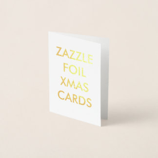 Tarjeta de Navidades de Relieve metalizado dorado