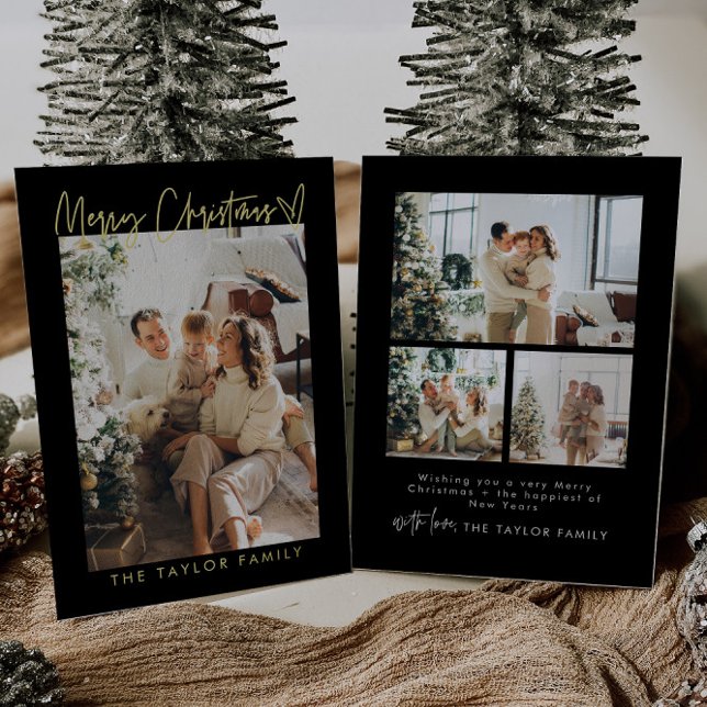 Tarjeta de Navidades de Relieve metalizado fotográ (Subido por el creador)