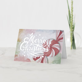 Tarjeta de Navidades de Relieve metalizado platead