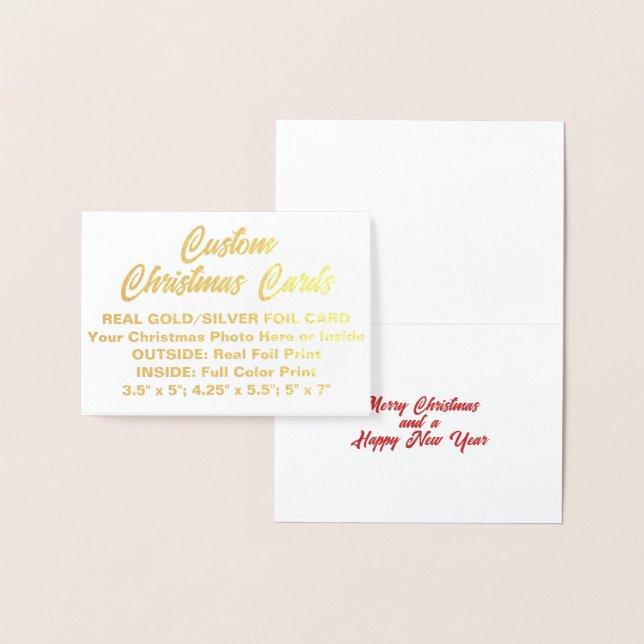 TARJETA DE NAVIDADES DE RELIEVE METALIZADO REAL MI (Demostración)