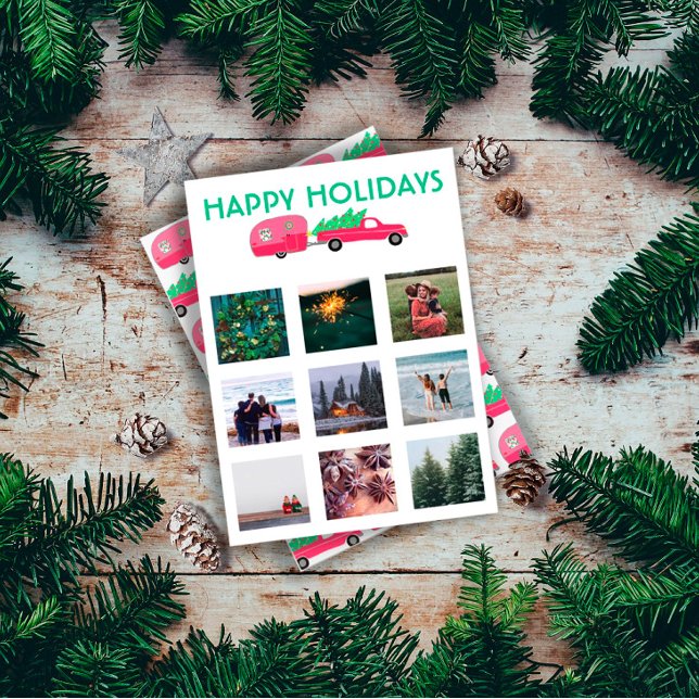 Tarjeta de Navidades de remolque de caravana de ca (Subido por el creador)