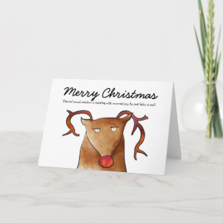 Tarjeta de Navidades de renos