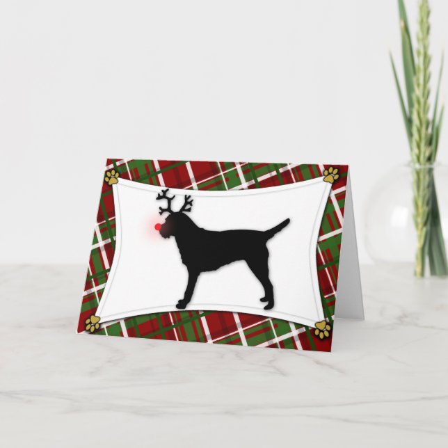 Tarjeta de Navidades de renos de los territorios f (Anverso)