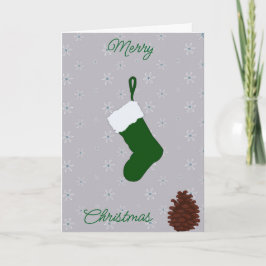Tarjeta de Navidades de reserva y de cono