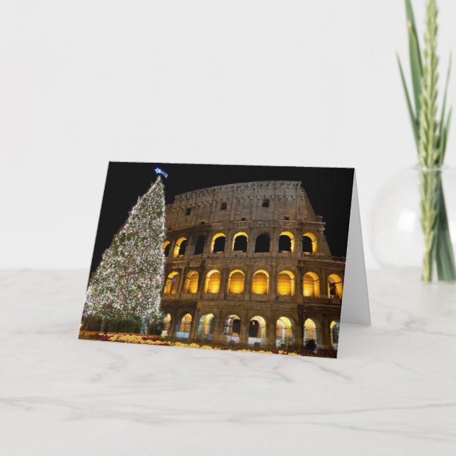 Tarjeta de Navidades de Revista de Italia - Coloss (Anverso)
