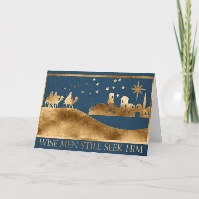Tarjeta de Navidades de sabios (Anverso)