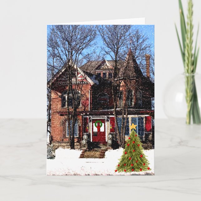 Tarjeta de Navidades de Saginaw (Anverso)